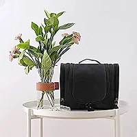 Vitzie Multifunctional Travel Bag Extra Large Makeup Organiser with Hook (Black)-thumb3