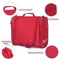 Travel Toiletry Kit Bag Cosmetic Bag (TSB 7 Red)-thumb2