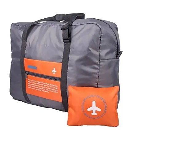 Waterproof Foldable 2 Piece Travel Storage Luggage Shoulder Flight Bag (Multi color)