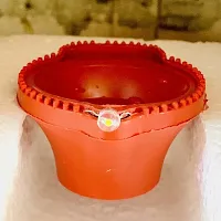 Water Sensor Led Diyas Candle With Water Sensing Technology E-Diya, Warm Orange Ambient Lights, Battery Operated ( 4 Pieces )-thumb2