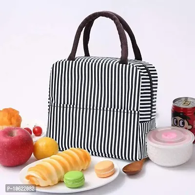 Lunch Bag Simple Waterproof Insulated Tote Bag Adult Lunch Tote Bag Waterproof Lunch Bag  (Brown 2 L )-thumb3