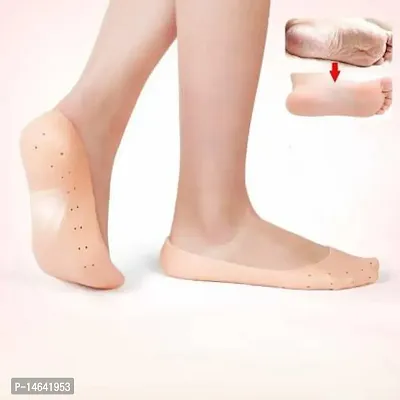 Anti Crack Full Length Silicon Foot Protector Moisturizing Socks Gel pad-thumb2