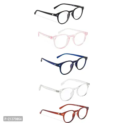 Pc Star Latest Stylish Round Frames For Mens And Womens Pack Of 5-thumb0