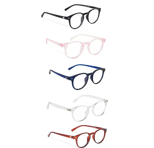 Pc Star Latest Stylish Round Frames For Mens And Womens Pack Of 5
