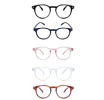 Pc Star Latest Stylish Round Frames For Mens And Womens Pack Of 5-thumb1