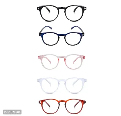 Pc Star Latest Stylish Round Frames For Mens And Womens Pack Of 5-thumb2