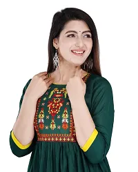 Treanding Embroided Kurti for Women and Girls-thumb3