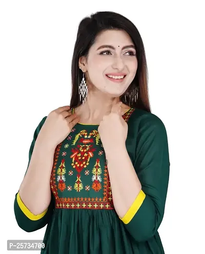 Treanding Embroided Kurti for Women and Girls-thumb4