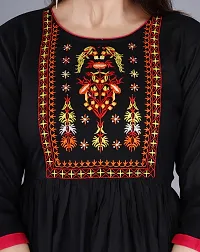 Treanding Embroided Kurti for Women and Girls-thumb1