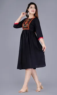 Treanding Embroided Kurti for Women and Girls-thumb3