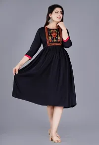 Treanding Embroided Kurti for Women and Girls-thumb4