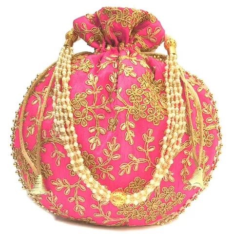 Designer Rajasthani Style Royal Silk Potli's