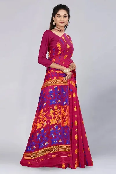 Must Have Cotton Silk Saree without Blouse piece 