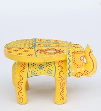 wooden elephant stool-thumb1