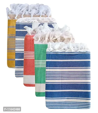 Beautiful Multi Color Cotton Bath Towels Big Towel Combo Pack of 5 , ( 30 x 60 Inches )