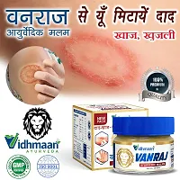 Kf Krishnam Vidhmaan Ayurveda Vanraj Anti fungal Malam = for Ringworm, itching, Eczema  Fungal Infection. (Pack Of 1)-thumb1