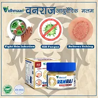 Kf Krishnam Vidhmaan Ayurveda Vanraj Anti fungal Malam = for Ringworm, itching, Eczema  Fungal Infection. (Pack Of 1)-thumb2