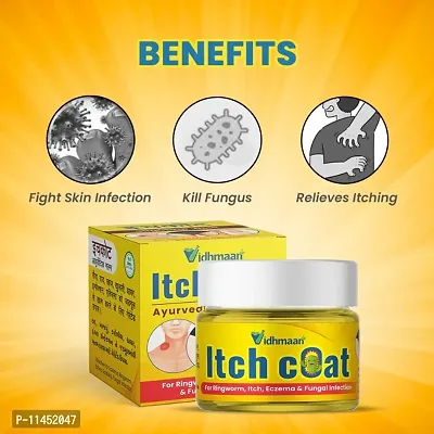 Vidhmaan Ayurvedic ItchCoat Anti fungal Malam - for Ringworm, itching, Eczema  Fungal Infection22-thumb2
