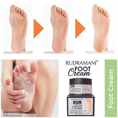 Rudramani Foot cream , Crack cream for Rough, Dry and Cracked Heel, Moisturizing Foot Cream For Heel Repair, Anti-Pilling, Anti-Chapping, Anti-Cracking Cream for Women  Men 50 G