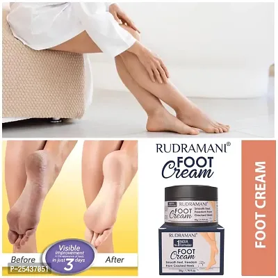 Rudramani Foot cream , Crack cream for Rough, Dry and Cracked Heel, Moisturizing Foot Cream For Heel Repair, Anti-Pilling, Anti-Chapping, Anti-Cracking Cream for Women  Men 50 G-thumb0
