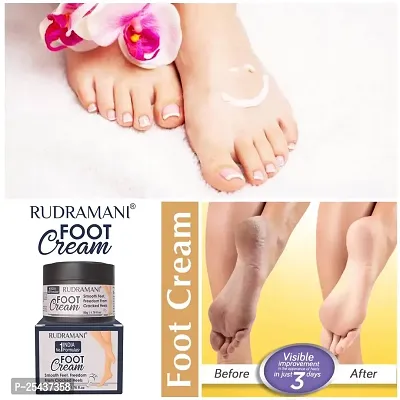 Rudramani Foot cream , Crack cream for Rough, Dry and Cracked Heel, Moisturizing Foot Cream For Heel Repair, Anti-Pilling, Anti-Chapping, Anti-Cracking Cream for Women  Men 50 G