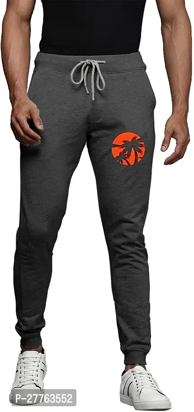 Stylish Cotton Blend Regular Track Pants For Men-thumb0