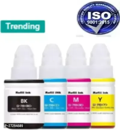 DotX ISO certified 790 Ink for G1000,G2000,G3000,G4000,G2010,G3010 Black With Tri Color Combo Pack Ink Bottle