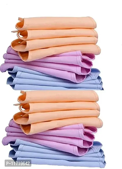 Nappy for New Born Baby - Set of 12 Pcs/Cotton Cloth Langot for Babies # 0-6 Months.-thumb0