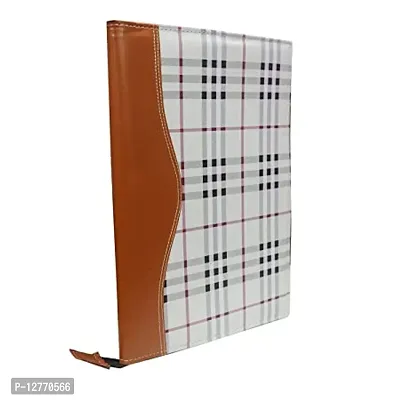 Risheeraj PU Leather Check File Folder, Executive Document Holder, Certificates Holder Bag with 20 Leafs,(A4  FS)-thumb0