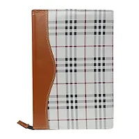 Risheeraj PU Leather Check File Folder, Executive Document Holder, Certificates Holder Bag with 20 Leafs,(A4  FS)-thumb1