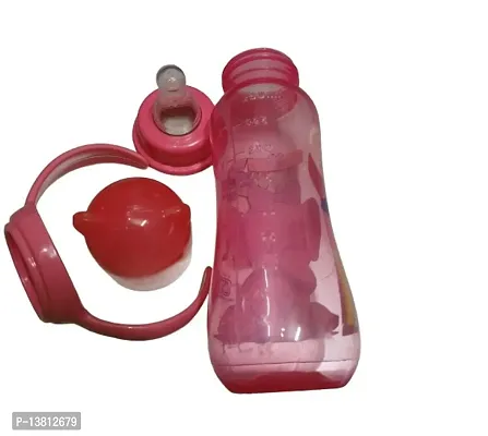 Dream Choice Baby Feeding Bottle/Red Colour/240 ml-thumb3