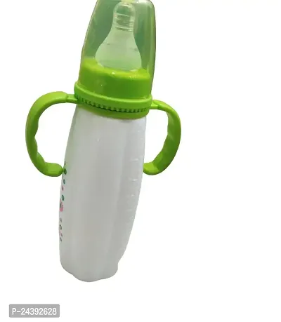 Feeding Bottle with Eazy-Flow Technology, Anti-Colic ,Anti Slip, BPA-Free Baby Feeding Bottle for Babies  Toddlers(Random-color, 270ML-thumb3