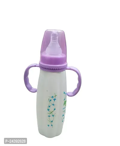 Feeding Bottle with Eazy-Flow Technology, Anti-Colic ,Anti Slip, BPA-Free Baby Feeding Bottle for Babies  Toddlers(Random-color, 270ML-thumb2