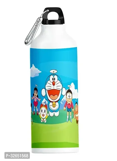 Useful Aluminium Printed Sipper Water Bottle- 600 ml