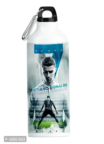 Useful Aluminium Printed Sipper Water Bottle- 600 ml