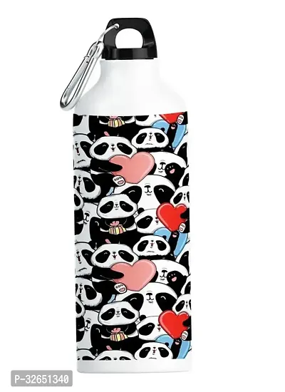 Useful Aluminium Printed Sipper Water Bottle- 600 ml