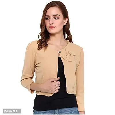 HRIKSHIKA FASHION Women's Polyester Blend Shrug-thumb0