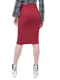 HRIKSHIKA FASHION Female Skirts (XL, Maroon)-thumb2