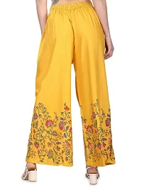 HRIKSHIKA FASHION Designer Palazzo for Women (Free, Yellow)-thumb2