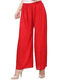 HRIKSHIKA FASHION Designer Palazzo for Women Red-thumb4