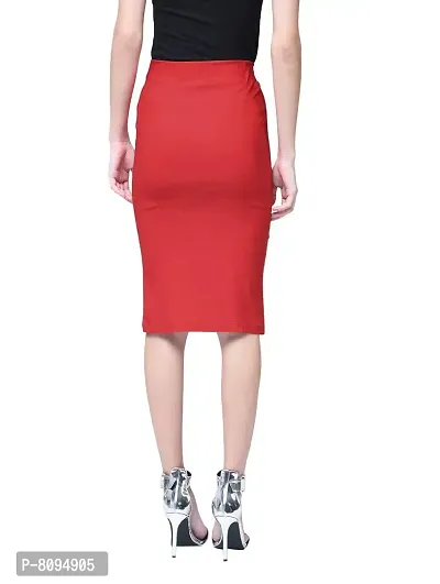 HRIKSHIKA FASHION Female Skirts (L, Red)-thumb2