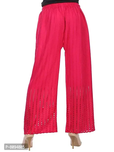 HRIKSHIKA FASHION Designer Palazzo for Women Pink-thumb5