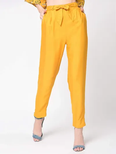 HRIKSHIKA FASHION Designer Tapared Pants for Women