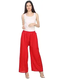 HRIKSHIKA FASHION Designer Palazzo for Women Red-thumb3