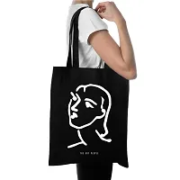 Matisse Face Black Tote Bag| Canvas| Fashion| Eco Friendly| Shoulder Bag| for Gym Beach Shopping College| The Art People|-thumb1