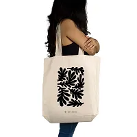 Matisse Art Off White Tote Bag| Canvas| Fashion| Eco Friendly| Shoulder Bag| for Gym Beach Shopping College| The Art People|-thumb1