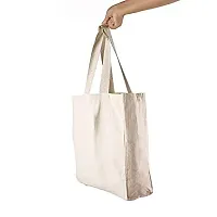 Brights' The Art People Canvas Fashion Eco-Friendly Shoulder Bag (Off-White)-thumb3