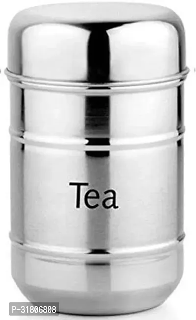 Stylish Steel Tea Sugar Containers Set of 2 750ml each (Classic 2 Pc Set)-thumb2