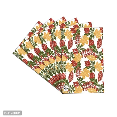 DECOTREE? PVC Table Placemats Set of 6 Pieces for Dining Table-12X18 Inches, Yellow-thumb4