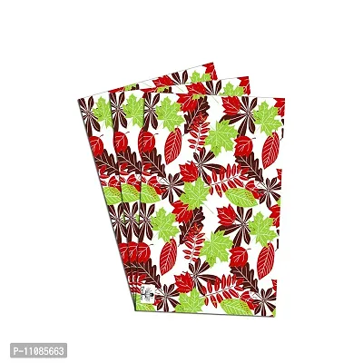 DECOTREE PVC Multipurpose Printed Fridge/Refrigerator Drawer Mat Set - 3 Pieces, 11X17 Inches, Multicolor-thumb4